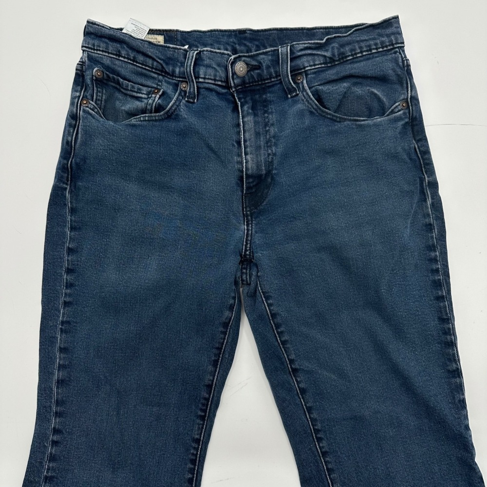 Levis 514 Straight Fit Jeans Mens Actual 32x28 Blue Waterless Denim 00514-1716